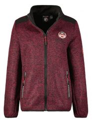 Geographical Norway Kurtka polarowa "Tango" w kolorze bordowym rozmiar: XL. Czerwone swetry Geographical Norway, xl, bez wzorów, z polaru, bez ramiączek. Za 176.08 zł.