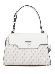 Guess Torebka w kolorze białym - 28 x 20 x 10 cm rozmiar: onesize. Białe torby na ramię Guess, z aplikacjami, z materiału, na ramię, bez dodatków. Za 500.99 zł.