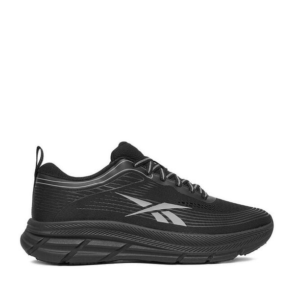 Buty do biegania Reebok. Czarne obuwie sportowe Reebok, bez zapięcia, do biegania. Za 249.99 zł.