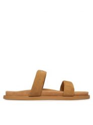 Inuikii Klapki Slaps 1004.003.0671 Beżowy ciemny. Brązowe klapki Inuikii, bez wzorów, ze skóry, bez obcasa. Za 839.99 zł.