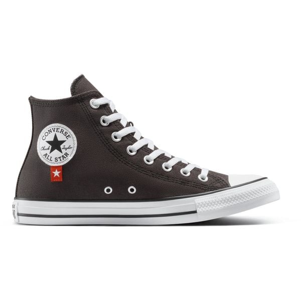 Buty sportowe Converse Chuck Taylor All Star Logo Tag. Brązowe obuwie sportowe Converse, bez wzorów, bez zapięcia. Za 390.00 zł.