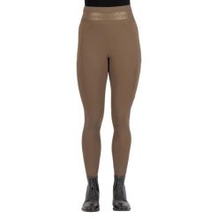 Damskie legginsy jeździeckie z pełną przyczepnością Euro-Star Ares. Brązowe legginsy EURO-STAR, s, z aplikacjami, z materiału, długie. Za 440.50 zł.