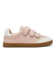 Steve Madden Sneakersy w kolorze jasnoróżowo-kremowym rozmiar: 40. Brązowe trampki Steve Madden, bez wzorów, bez zapięcia. Za 223.46 zł.