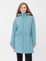 Derbe Kurtka funkcyjna w kolorze błękitnym rozmiar: 34. Niebieskie kurtki sportowe Derbe, m, bez wzorów, bez kaptura, outdoorowe. Za 252.71 zł.