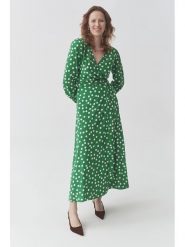 TATUUM Sukienka "Sia" w kolorze zielonym rozmiar: 38. Zielone sukienki Tatuum, na imprezę, s, bez wzorów, z tkaniny, klasyczne, bez kołnierzyka, bez ramiączek, maxi. Za 265.40 zł.