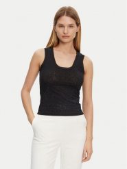 Marciano Guess Top 5RGP21 6311A Czarny Regular Fit. Czarne topy Marciano Guess, xxs, z aplikacjami, z syntetyku, bez kołnierzyka, bez ramiączek. Za 219.99 zł.