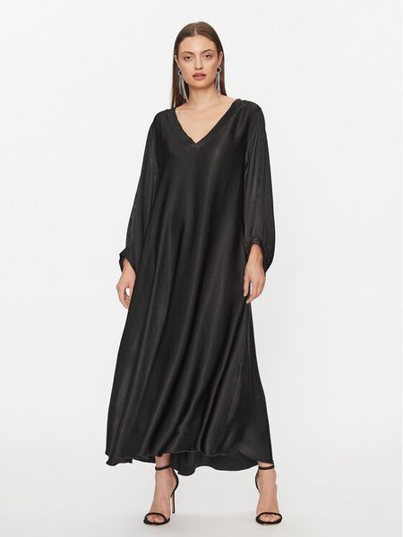 Dixie Sukienka codzienna A782Z037 Czarny Relaxed Fit. Czarne sukienki Dixie, na co dzień, s, bez wzorów, z wiskozy, bez kołnierzyka, bez ramiączek, proste. Za 249.99 zł.