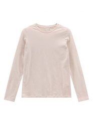 Jeanne Baret Koszulka "Polynesia" w kolorze kremowym rozmiar: 34. Brązowe bluzki Jeanne Baret, bez wzorów, z bawełny, bez kołnierzyka, bez ramiączek. Za 114.44 zł.