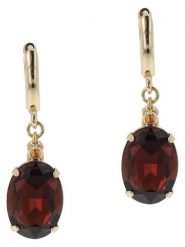 Otazu Pozłacane kolczyki-kreole z kryształami rozmiar: onesize. Żółte kolczyki Otazu, z kryształem, pozłacane. Za 86.99 zł.