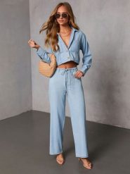 Milan Kiss Dżinsy - Comfort fit - w kolorze błękitnym rozmiar: L. Niebieskie jeansy Milan Kiss, l, bez wzorów. Za 179.95 zł.