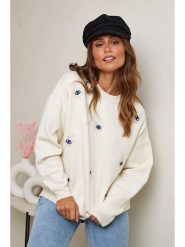 Soft Cashmere Sweter w kolorze kremowym rozmiar: 34/36. Brązowe swetry Soft Cashmere, bez wzorów, bez ramiączek. Za 112.29 zł.