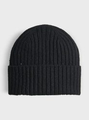 Someday Czapka "Bistella" w kolorze czarnym rozmiar: onesize. Czarne czapki someday., bez wzorów, ze splotem. Za 56.99 zł.