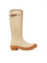 Hunter Kalosze WFT1000RMA Beżowy. Brązowe kalosze Hunter, bez wzorów, z tworzywa sztucznego. Za 389.99 zł.