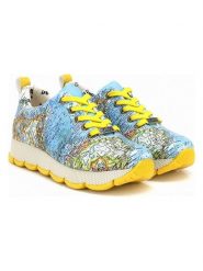 Goby Sneakersy w kolorze błękitno-żółtym rozmiar: 36. Niebieskie trampki Goby, bez wzorów, bez zapięcia. Za 217.99 zł.