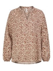 Eight2Nine Bluzka w kolorze beżowo-jasnobrązowym rozmiar: S. Brązowe bluzki Eight2Nine, s, bez wzorów, bez kołnierzyka, bez ramiączek. Za 61.02 zł.