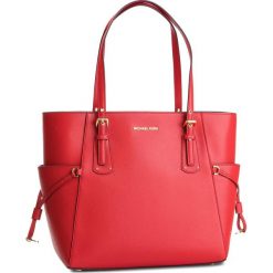 Torebka MICHAEL MICHAEL KORS - Voyager 30H7GV6T9L Bright Red. Czerwone shopper MICHAEL Michael Kors, bez wzorów, ze skóry, na ramię, bez dodatków. W wyprzedaży za 659.00 zł.