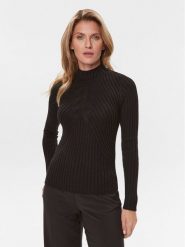 Liu Jo Sweter MF3223 MA95M Czarny Regular Fit. Czarne swetry Liu Jo, l, bez wzorów, z syntetyku, bez ramiączek. Za 399.99 zł.