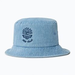 Kapelusz damski Rip Curl Mixed Short Brim Bucket. Niebieskie kapelusze Rip Curl, bez wzorów, z bawełny. Za 109.99 zł.