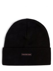Calvin Klein Jeans Czapka Kobiety Bawełna czarny, ONE SIZE. Czarne czapki Calvin Klein Jeans, bez wzorów, z bawełny. Za 119.95 zł.