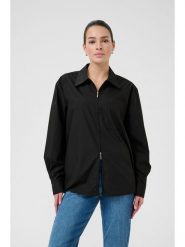 Kaffe Bluzka w kolorze czarnym rozmiar: 46. Czarne bluzki Kaffe, bez wzorów, bez kołnierzyka, bez ramiączek. Za 113.99 zł.