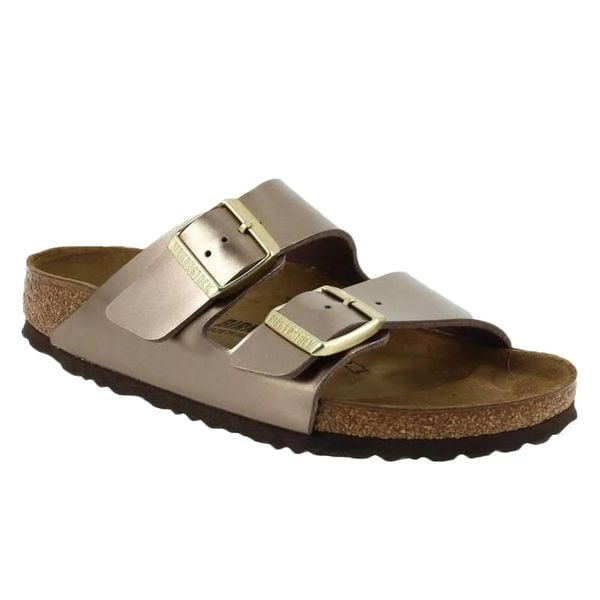 Klapki damskie Birkenstock Arizona BS. Szare klapki Birkenstock, bez wzorów, z syntetyku, bez obcasa. Za 287.00 zł.