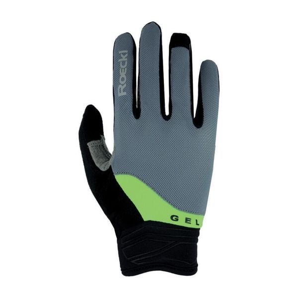 Długie rękawice Roeckl Mori. Szare rękawiczki Roeckl, bez wzorów. Za 203.50 zł.