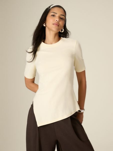 4F T-shirt regular gładki damski - żółty XS. Żółte t-shirty 4f, xs, bez wzorów, z bawełny, bez kołnierzyka, bez ramiączek. Za 79.99 zł.