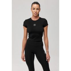 Koszulka sportowa oddychająca Rough Radical Zoya Classic. Czarne koszulki sportowe ROUGH RADICAL, bez wzorów, bez ramiączek, na jogę i pilates. Za 109.90 zł.