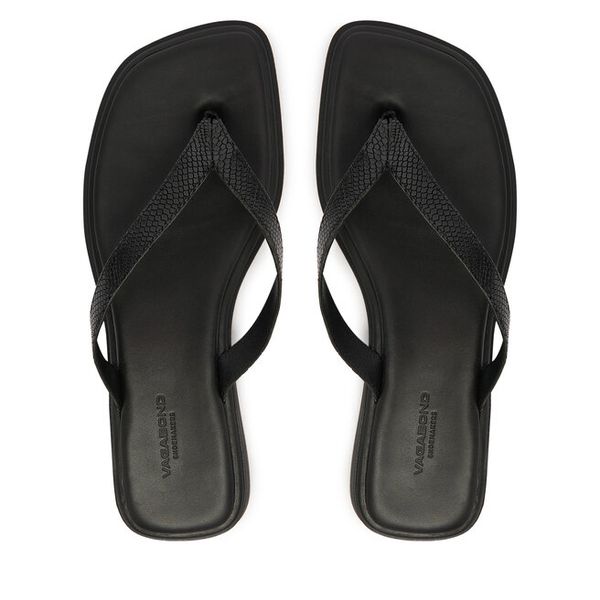 Japonki Vagabond Shoemakers. Czarne klapki Vagabond Shoemakers, bez wzorów, bez obcasa. Za 295.99 zł.