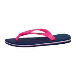 Klapki Ipanema Class Brasil Ii Damskie Niebieskie Damskie. Czerwone klapki Ipanema, bez wzorów, z gumy, bez obcasa. Za 127.50 zł.