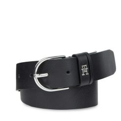 Pasek Damski Tommy Hilfiger. Czarne paski TOMMY HILFIGER, bez wzorów. Za 229.99 zł.