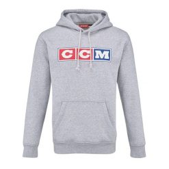CCM - Bluza z kapturem Heritage 3 Block - Dorośli - Szara - S. Szare bluzy sportowe CCM, na zimę, s, bez wzorów, z kapturem. Za 391.28 zł.