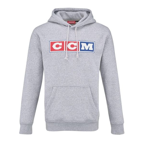 CCM - Bluza z kapturem Heritage 3 Block - Dorośli - Szara - XL. Szare bluzy CCM, na zimę, xl, bez wzorów, z kapturem. Za 391.28 zł.