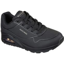Buty sportowe damskie Skechers Stand On Air. Czarne obuwie sportowe Skechers, na wiosnę, z materiału, bez zapięcia. Za 366.00 zł.