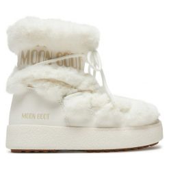 Śniegowce Moon Boot. Białe trapery i śniegowce Moon Boot. Za 1,099.00 zł.
