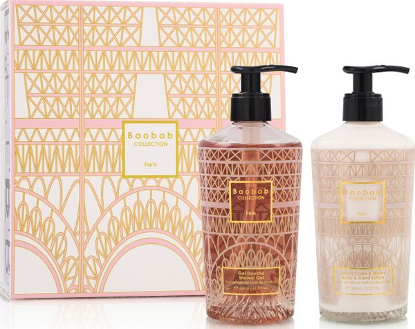 Żel pod prysznic i balsam do ciała Baobab Gift Box Paris 2 el. Żele pod prysznic Baobab Collection. Za 525.00 zł.