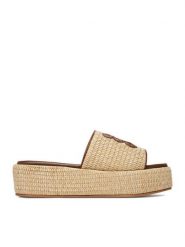 Nine West Espadryle EO-259-8201 Beżowy. Brązowe espadryle Nine West, bez wzorów, z syntetyku, bez obcasa, bez zapięcia. Za 279.99 zł.