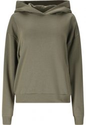 Bluza damska z kapturem Athlecia Carmen. Zielone bluzy Athlecia, bez wzorów, z bawełny, z kapturem. Za 193.50 zł.