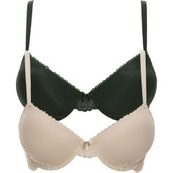 Biustonosz usztywniany (2 szt.) bonprix czarny + cielisty. Biustonosze bonprix. Za 75.98 zł.