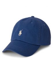 Polo Ralph Lauren Czapka z daszkiem 710667709507 Granatowy. Niebieskie czapki Polo Ralph Lauren, bez wzorów, z bawełny. Za 269.99 zł.