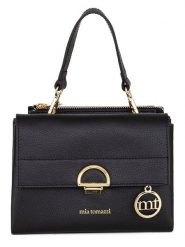 Mia Tomazzi Skórzana torebka "Berlese" w kolorze czarnym - 21 x 16 x 3 cm rozmiar: onesize. Czarne torby na ramię Mia Tomazzi, bez wzorów, z materiału, na ramię, bez dodatków. Za 260.99 zł.