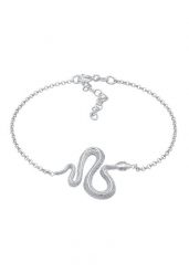 Elli Damska bransolteka symbol węża Trend w srebrze próby 925 Sterling Silver Bransoletki 1 ct Damski. Szare bransoletki Elli, srebrne. Za 198.99 zł.