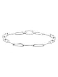 Tamaris Bransoletka z elementami ozdobnymi rozmiar: onesize. Szare bransoletki Tamaris, ze stali. Za 69.99 zł.