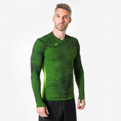 Podkoszulek piłkarski Kipsta Keepdry Warm. Czarne bielizna sportowa KIPSTA, xs, bez wzorów, z dzianiny. Za 119.99 zł.