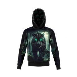 Bluza kangurka sportowa z kapturem unisex wygodna FA CZARNA PANTERA. Czarne bluzy JUST HERO, l, bez wzorów, z dzianiny, z kapturem. Za 179.00 zł.