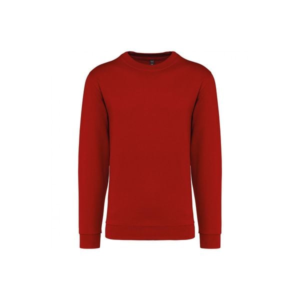 Bluza z okrągłym dekoltem Kariban. Czerwone bluzy KARIBAN, m, bez wzorów, z bawełny, bez kaptura. Za 127.50 zł.