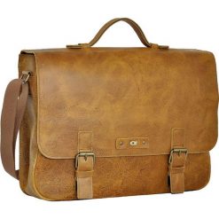 Skórzana torba/teczka na laptopa unisex Daag Woody 1 koniak. Torby na laptopa DAAG, bez wzorów, z materiału. Za 439.99 zł.