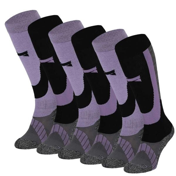 Skarpety narciarskie Xtreme, 6 par. Fioletowe skarpety XTREME SOCKSWEAR, bez wzorów. W wyprzedaży za 234.14 zł.