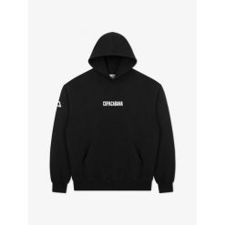 MANTO bluza z kapturem COPACABANA OVERSIZE czarna. Czarne bluzy MANTO, bez wzorów, z kapturem. Za 229.00 zł.