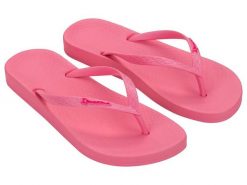 Klapki damskie Ipanema Anat Colors FEM 82591 BD661. Czerwone klapki Ipanema, bez wzorów, z materiału, bez obcasa. Za 69.00 zł.